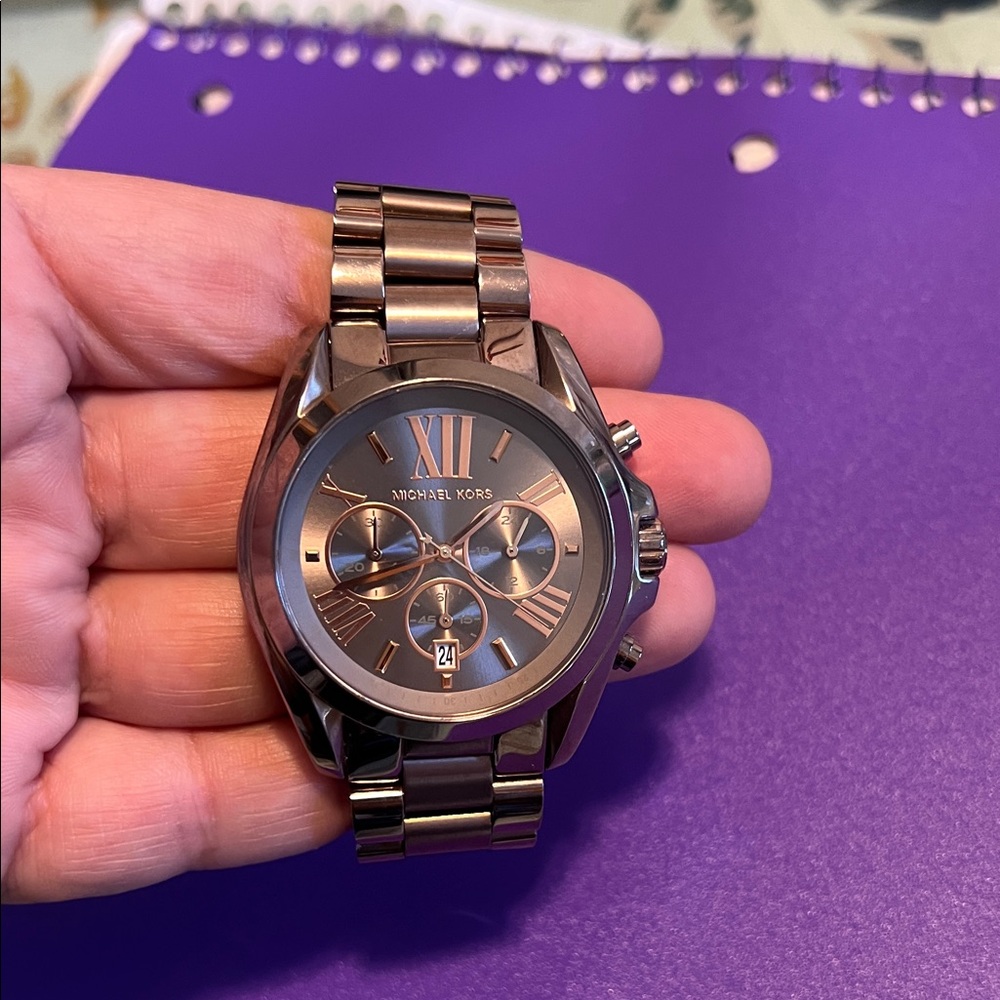 Michael Kors Rose Gold Chronograph Watch